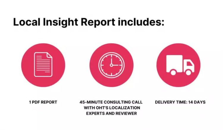 Local Insight Report includes