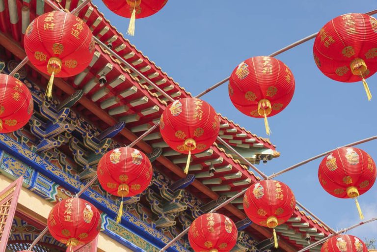 Chinese red lanterns