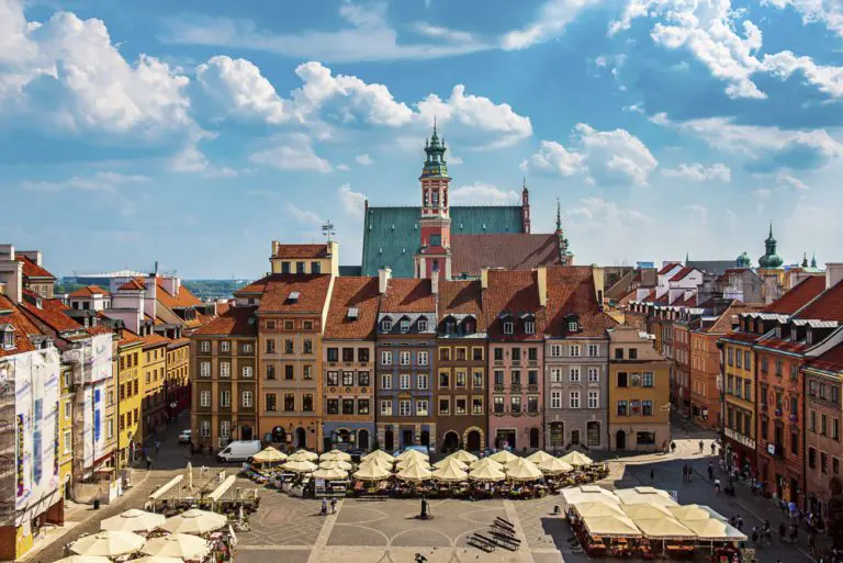 Market square in Warsaw