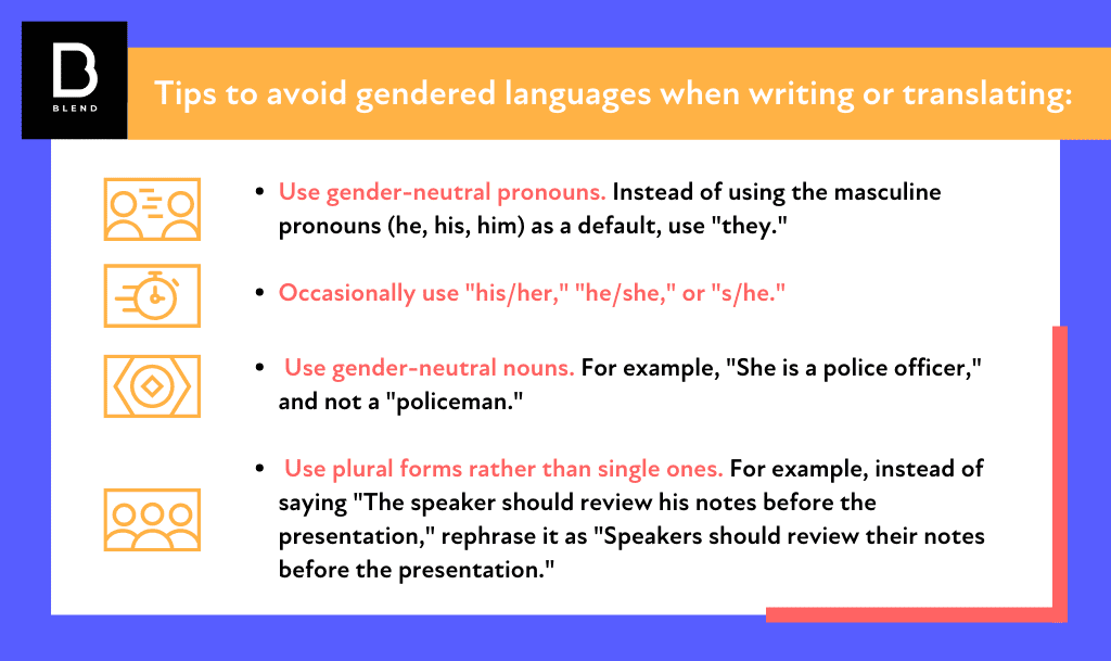 Translating sentences from a gender neutral language such as Hungarian
