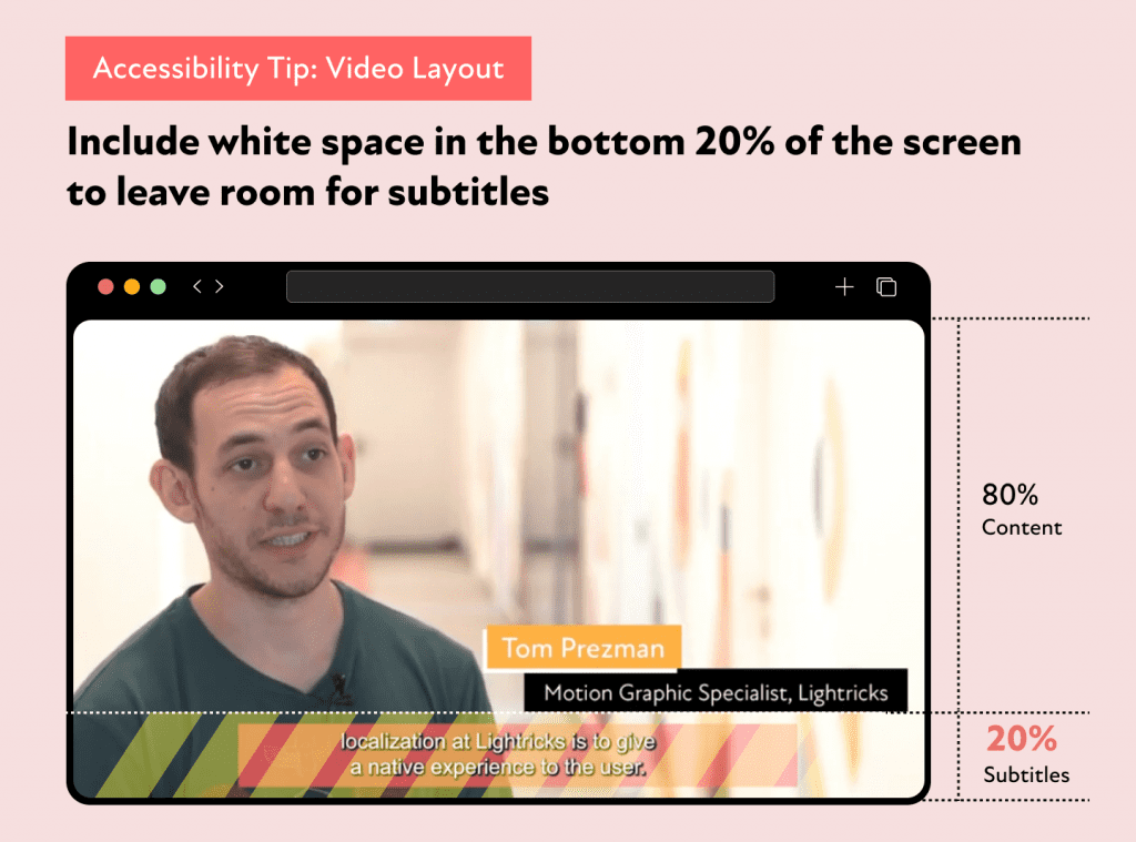 video accessibility subtitles