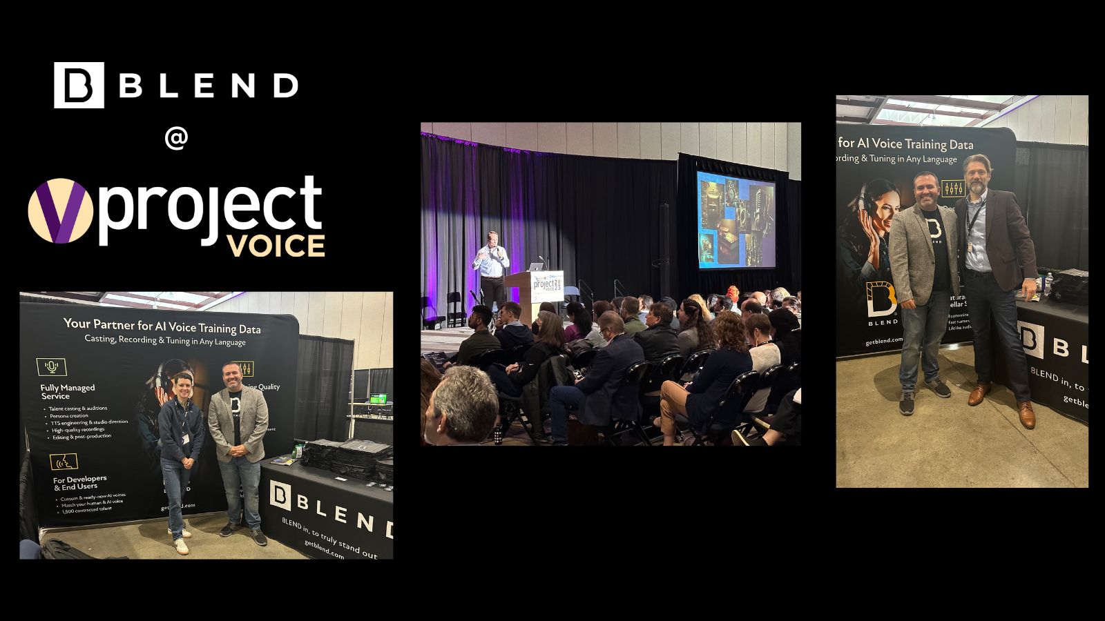BLEND Talks Natural & AI Voices at Project Voice Conference