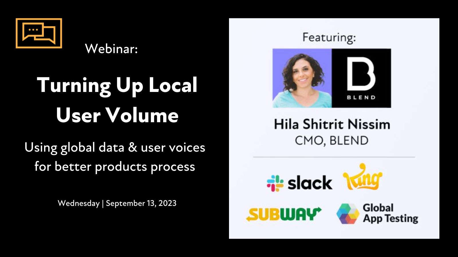 GAT Webinar: Turning Up Local User Volume